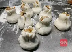 Illustration of how to make diced mushroom and chicken shumai 7