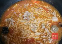 Illustration of how to make tomato fat beef noodles 7