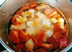 How to make tomato chicken soup Illustration 10