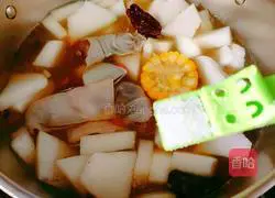 Corn, red dates and winter melon water Fish soup recipe 11