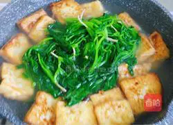Spinach, tofu and vermicelli soup recipe 9