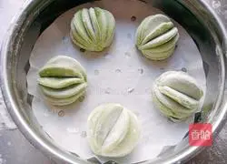 Spinach steamed buns recipe 6