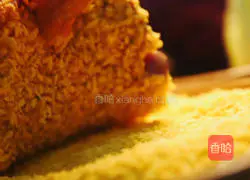 Illustration of how to make golden fried steak 5