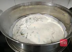 Illustration of how to make purslane flatbread buns (steamed buns version) 10