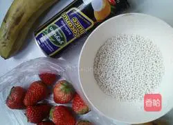 Illustration of how to make fruit sago 1
