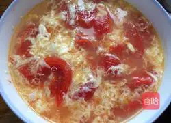 Illustration of how to make tomato and egg soup 4