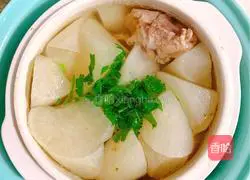 Illustration of how to make pork ribs and radish soup 5