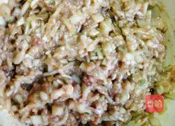 Illustration of how to make steamed dumplings with winter melon and meat filling 9