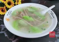 Illustration of kohlrabi and loofah soup 10