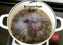 Illustration of how to cook red beans and grass jelly 7