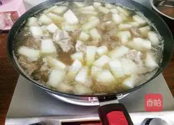 Big Bone Winter Melon Soup Recipe Illustration 4