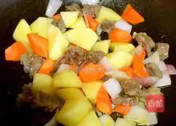 Illustration of how to make curry beef 5