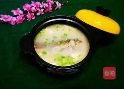 Illustration of how to make crucian carp tofu soup 16