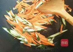 Illustration of how to make fried rice cake 8