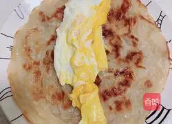 Illustration of how to make hand pancake burrito (a nutritious quick breakfast?) 7