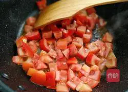 Illustration of how to make tomato and egg noodles 6