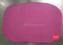 Double-color flower oil roll (how to make steamed buns) Illustration of how to do it 8