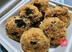 Illustration of how to make pork floss and scallops 11