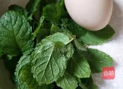 Illustration of how to make peppermint pancakes 1