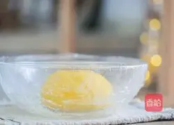 Illustration of how to make pumpkin lotus leaf cake 7