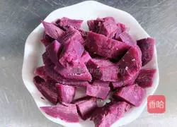 Rose Purple Sweet Potato Milk Smoothie Recipe Illustration 3