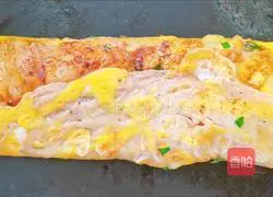 Family version of Tianjin pancakes Illustration of how to make the fruit 17