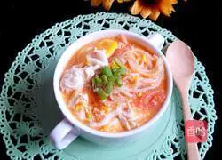 Illustration of how to make tomato and egg noodles 7