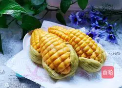 Illustration of how to make colorful vegetable and corn buns 15