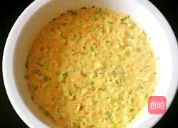 Vegetable egg pancake recipe 4
