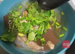 Illustration of how to make mutton vermicelli soup 8