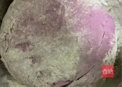 Illustration of how to make purple sweet potato and rose steamed buns 11