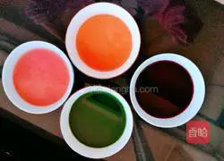 Vegetables Illustration of how to make butterfly noodles 2