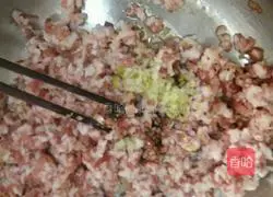 Illustration of how to make shepherd's purse and meat buns 7