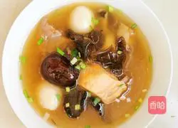 Illustration of how to make Mushroom and Chicken Soup (Confinement Soup) 6