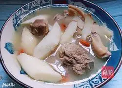 Illustration of how to make Adenophora, Yuzhu and Huaishan Old Duck Soup 7