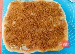 Illustration of how to make meat floss rolls 11