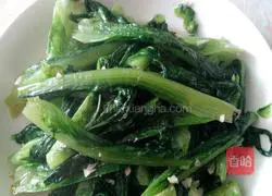 Illustration of how to make stir-fried lettuce with garlic 7