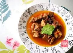 Illustration of tomato stewed beef brisket 13