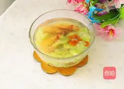 Illustration of healthy wolfberry shrimp recipe 13