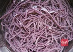 Purple sweet potato cold noodles recipe 12