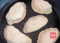 Illustration of how to make pan-fried leek box 11