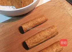 Peanut flavored bread Illustration of how to make handmade snacks (air fryer version) 8