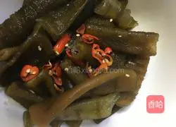 Illustration of how to make cold seaweed bamboo shoots 8
