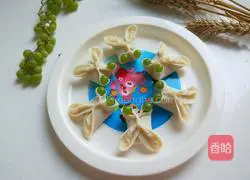 Illustration of how to make Beijing pastry butterfly steamed dumplings 16