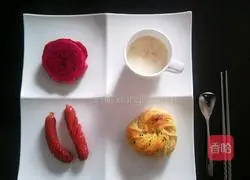 Illustration of how to make coconut bread 6