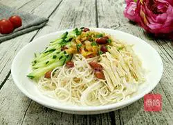 Illustration of Sichuan Style Chicken Shredded Cold Noodles 7