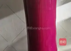 Illustration of how to make love dragon fruit buns 2