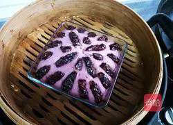 Milk-flavored purple sweet potato cake recipe 21