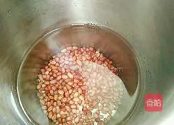 Illustration of how to make red bean milk 3