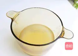 Illustration of how to make millet and egg porridge 2